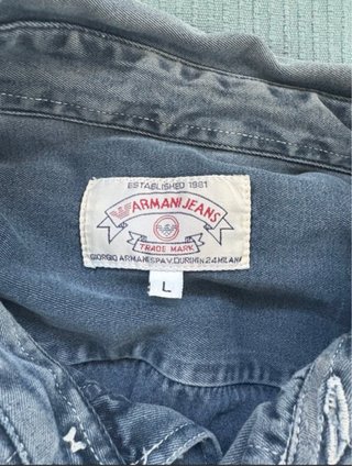 Giacca/camicia Armani Jeans blu