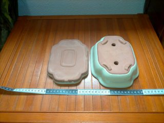 Maceta de bonsai  beige nueva
