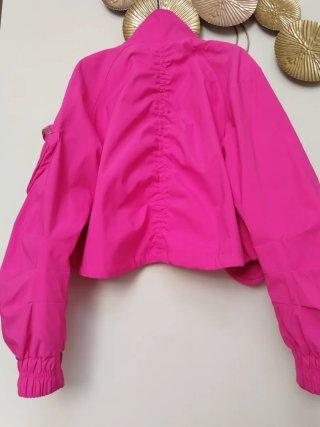 Bomber rosa donna.