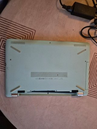 Portátil HP verde para piezas