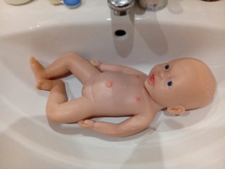 Bebé silicona blanda 40 cm