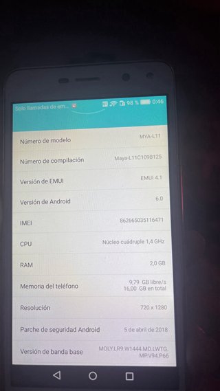 Huawei Y6 Plata/Blanco