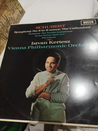 Vinilo Schubert Sinfonía 8 Viena Filarmónica