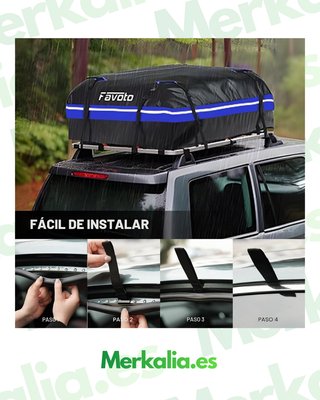COFRE BAUL TECHO PLEGABLE COCHE FAVOTO 566L IMPER.