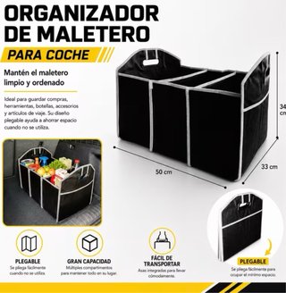 Organizador Maletero Coche Plegable NUEVO
