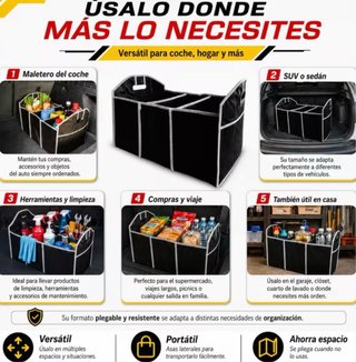 Organizador Maletero Coche Plegable NUEVO