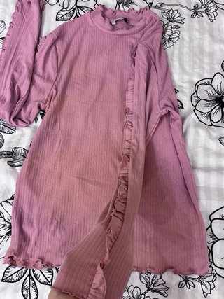 Maglia maniche lunghe rosa