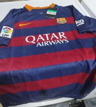 Camiseta Nike FC Barcelona Azul/Rojo