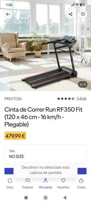 Cinta de Correr Run Fit RF350 PRIXTON + Regalo