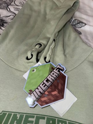 Felpa Minecraft Creeper Verde