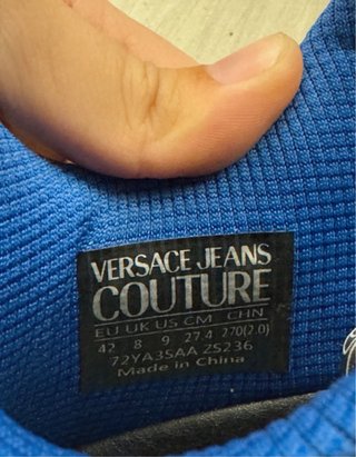Scarpe Versace Jeans Couture Blu e Oro