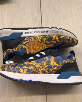 Scarpe Versace Jeans Couture Blu e Oro