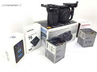 videocamara profesional blackmagic pocket cinema camera 4k  + extras + 3 objetivos