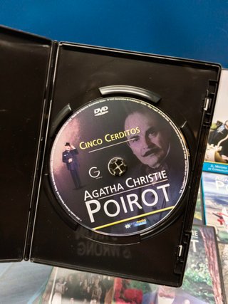 Lote 25 DVDs, Agatha Christie, Poirot, casi completa