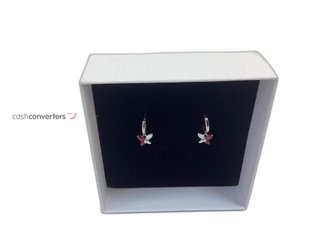 argollas plata 925mm con piedra con circonita