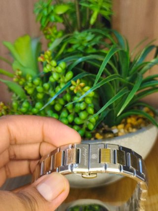 Reloj Hombre Oro y Verde