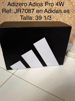 Adidas Adizero Adios Pro 4W JR7087 Talla 39 1/3