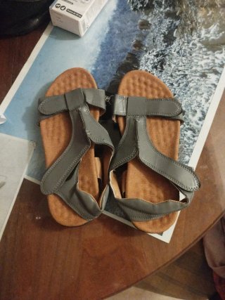 Sandalias grises talla 36
