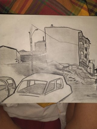 Dibujos a mano: Paisaje marino