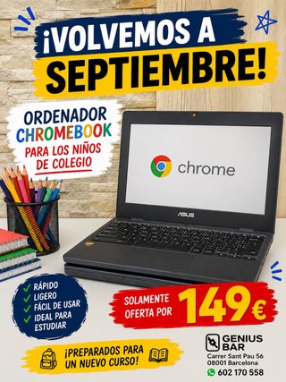 ASUS Chromebook 4GB RAM / 32GB