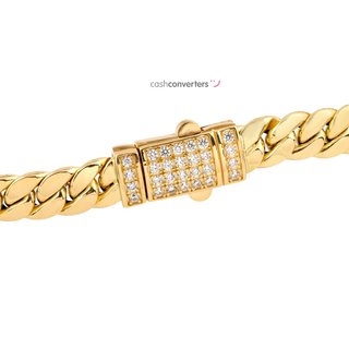 pulsera oro 18k con piedra con circonita