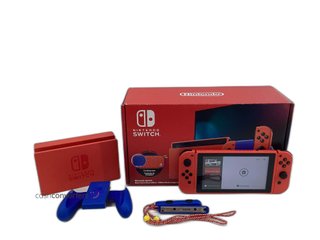 nintendo switch mario red & blue edition