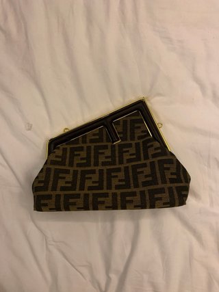 Bolso Fendi Marrón y Dorado