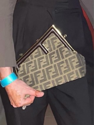 Bolso Fendi Marrón y Dorado