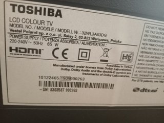 Smart TV Toshiba 32 Negra