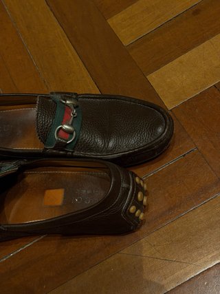 Mocasines Gucci Horsebit Piel Marrón