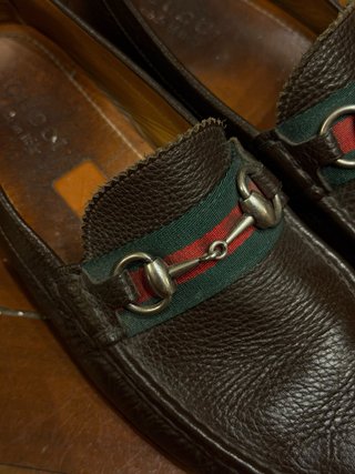 Mocasines Gucci Horsebit Piel Marrón