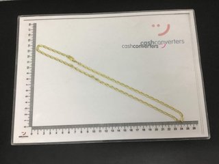 cadena oro 18k 50cm