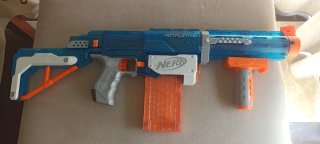 Nerf Retaliator Azul y Naranja