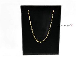 cadena oro 18k 30cm