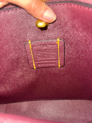 Bolso Coach Burdeos