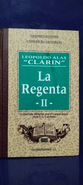 Libro La Regenta - II de Clarín