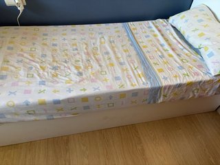 Cama canapé de  90cm con colchón