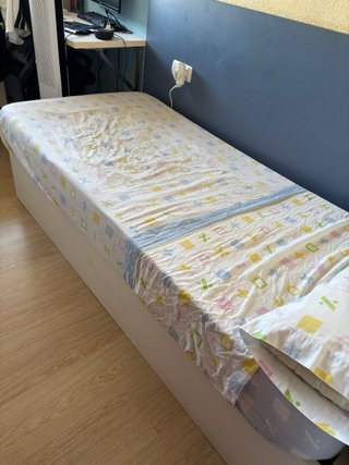 Cama canapé de  90cm con colchón