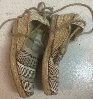 Alpargatas con cordones talla 35