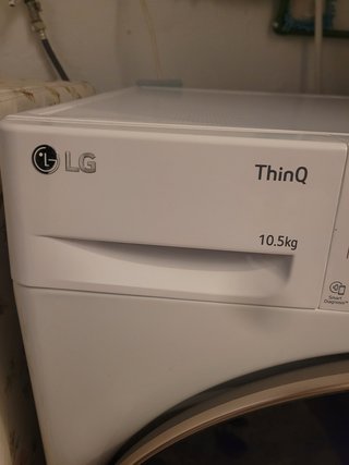 Lavadora y secadora LG 3 años