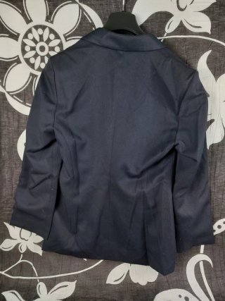 Blazer Blu Scuro con  Dettagli Oro