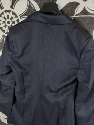 Blazer Blu Scuro con  Dettagli Oro