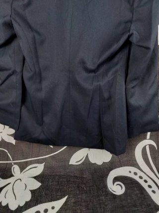Blazer Blu Scuro con  Dettagli Oro