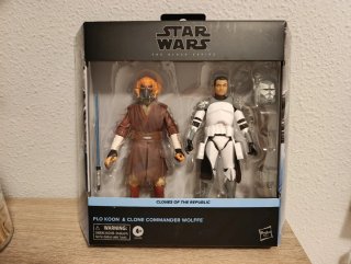 Star Wars Black Series Plo Koon y Wolffe