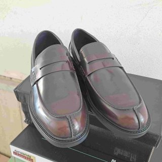 Scarpe uomo mocassini  bordeau college