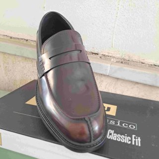 Scarpe uomo mocassini  bordeau college
