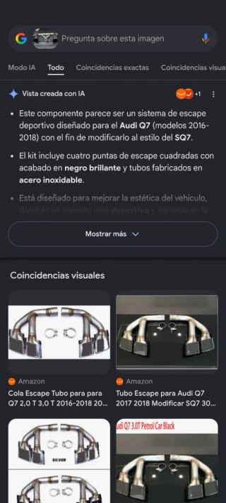 Colas de escape Audi Q7