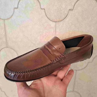 Scarpe uomo mocassini  Made in Italy pelle 40 a 44