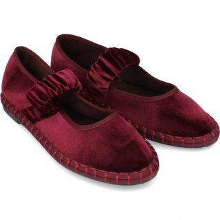 Bailarinas de terciopelo morado