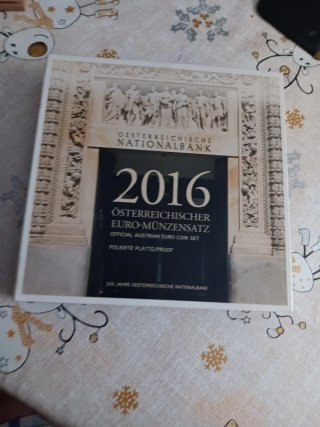 Set di monete euro austriache 2016, 8 valori